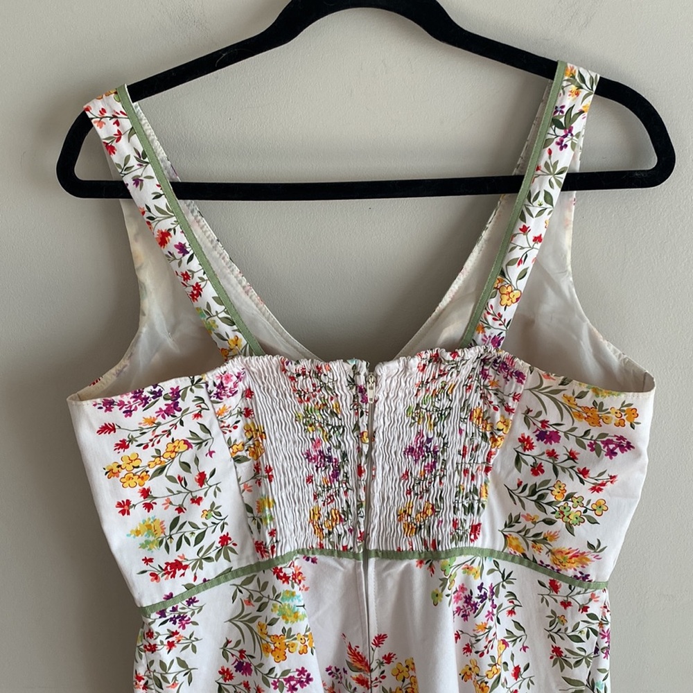 VTG R&K • cottage floral midi dress - Picture 4 of 7